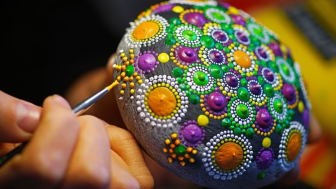 Entschleunigen mit Dot Painting