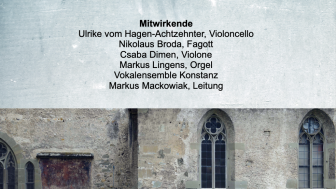 Musikalisches Nachtgebet Musikalisches Nachtgebet