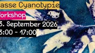 Nasse Cyanotypie