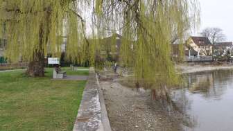 Einstiegstelle neben Seebad Steinach