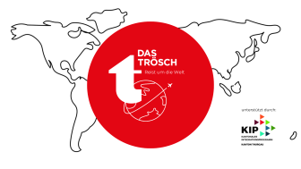 Flyer TRÖSCH reist um die Welt