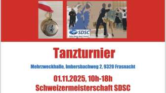 Schweizermeisterschaft Tanzturnier SDSC 2025