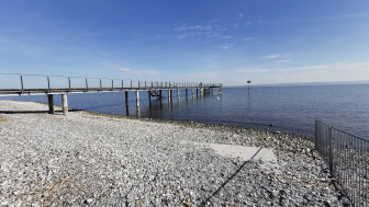 Einstiegstelle neben Strandbad Wiedehorn