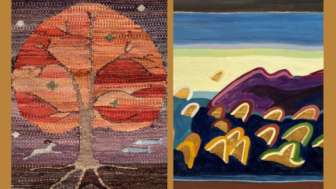 Gewebt und gemalt Gewebt und gemalt