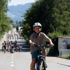 Familie, Inlineskate, slowUp, Velofahren