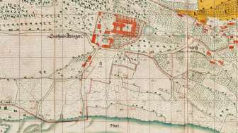Detail aus Josephus Wechs Güterkarte, 1745, Staatsarchiv Thurgau, 7'42'557