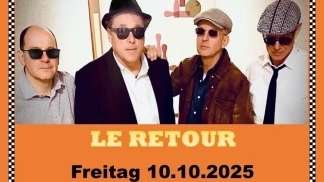 Konzert "Le Retour" der lokalen Schaffhauser Kultband - Les Gangsters
