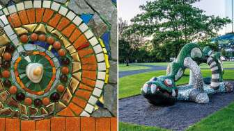 Erwachsenen-Workshop: Ein Mosaik nach Niki de Saint Phalle Erwachsenen-Workshop: Ein Mosaik nach Niki de Saint Phalle