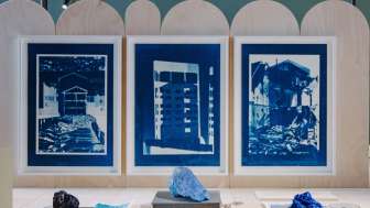 Ausstellungsansicht «Farbe Stein Papier – Misch mal mit!», Foto: Roberta Fele