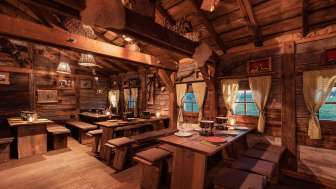 Large  Amlikon Bissegg Macardo Destillerie Fondue Chalet 9