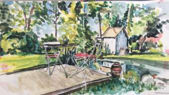 Skizzieren und Aquarellieren