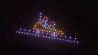 Grösste Drohnenshow der Ostschweiz