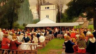 Sommerfest gemalt