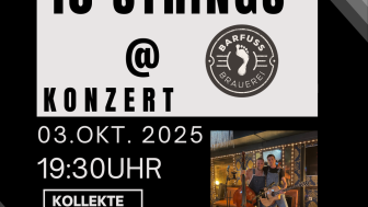 Konzert 10 Strings in der Barfuss Brauerei Konzert 10 Strings in der Barfuss Brauerei