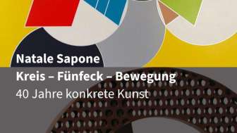 Natale Sapone Kreis – Fünfeck – Bewegung 40 Jahre konkrete Kunst