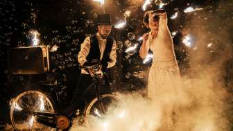 Herz-Feuer - Glitzer Glanz und Feuertanz