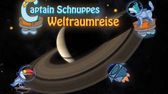 Captain Schnuppes Weltraumreise. Die neue Show für Kinder im Bodensee Planetarium.