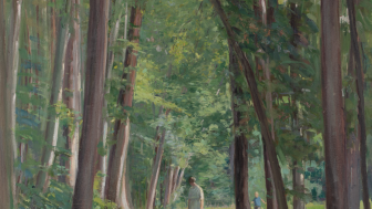 01 Martha Haffter Waldweg mit Familie 1921