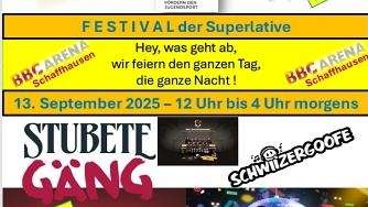 Club 100 Festival-Stubete Gäng-Fründe-Schwiizergoofe-DJ's Club 100 Festival-Stubete Gäng-Fründe-Schwiizergoofe-DJ's