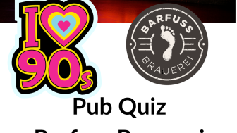 Pub Quiz I love the 90thies