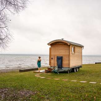 Bodenseeufer, Sauna, Thurgau, Wintererlebnis