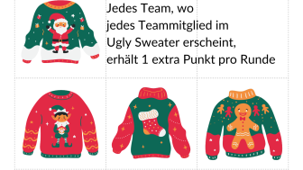 Weihnachtliches Pubquiz – Ugly Sweater Edition!
