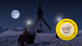 Schlitteln bei Vollmond