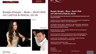 Boogie-Woogie – Blues – Rock’n’Roll mit LADYVA & PASCAL SILVA Boogie-Woogie – Blues – Rock’n’Roll mit LADYVA & PASCAL SILVA