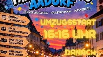 60. Fasnachtsumzug Aadorf mit Maskenball